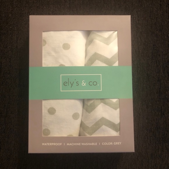 Ely’s & Co. Waterproof Bassinet Sheets, 2 Pack - Picture 1 of 6